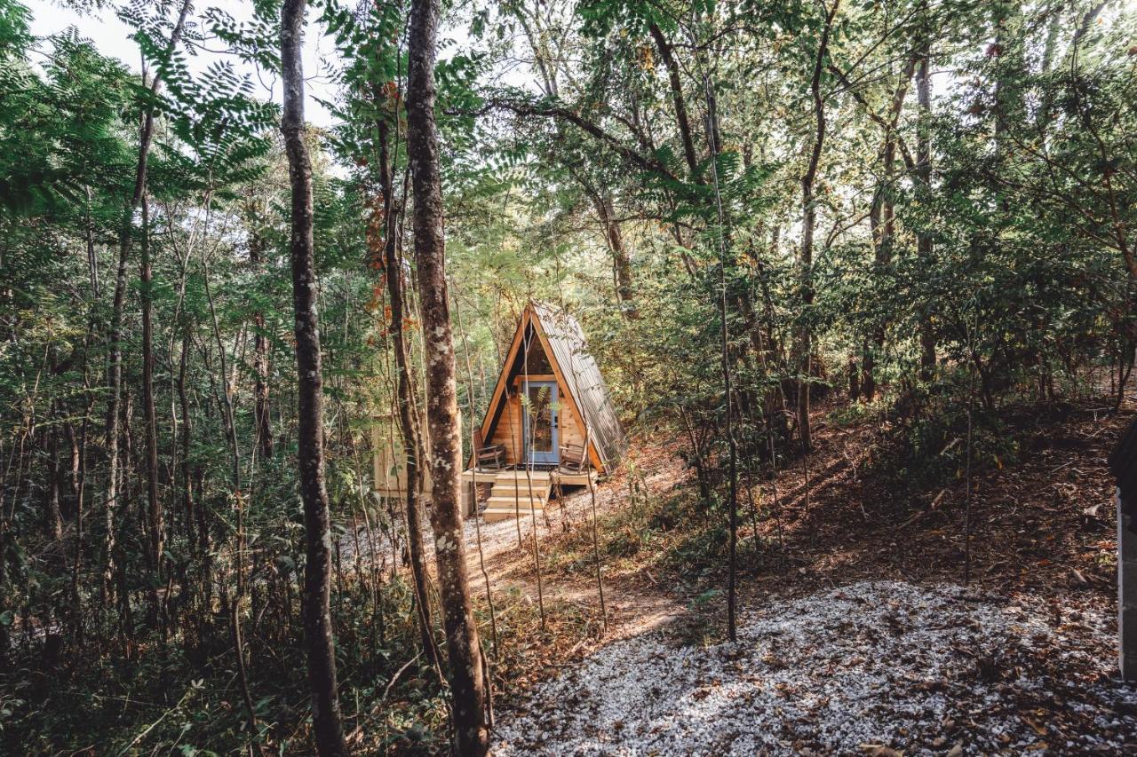 Apartament Blue Brambler Glamping A-Frame Rockbridge Zewnętrze zdjęcie