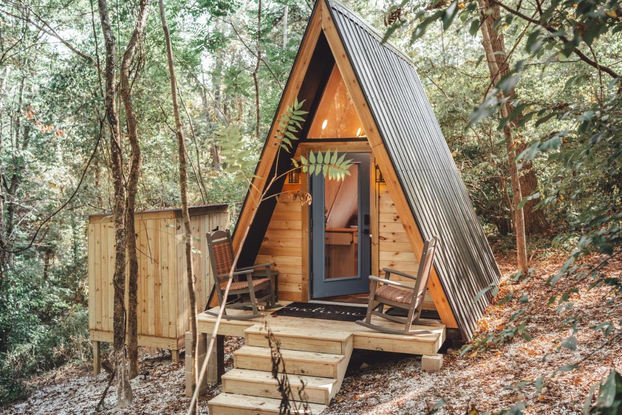 Apartament Blue Brambler Glamping A-Frame Rockbridge Zewnętrze zdjęcie