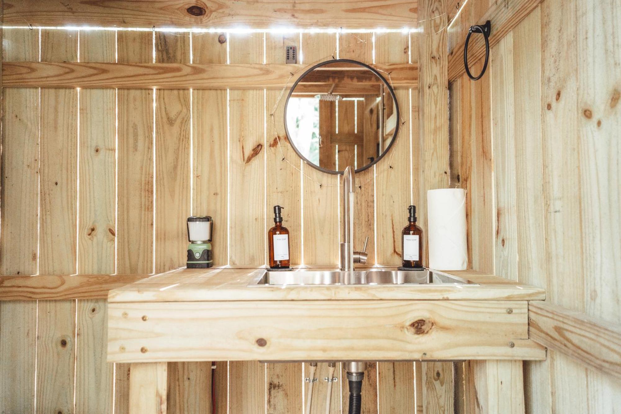 Apartament Blue Brambler Glamping A-Frame Rockbridge Zewnętrze zdjęcie