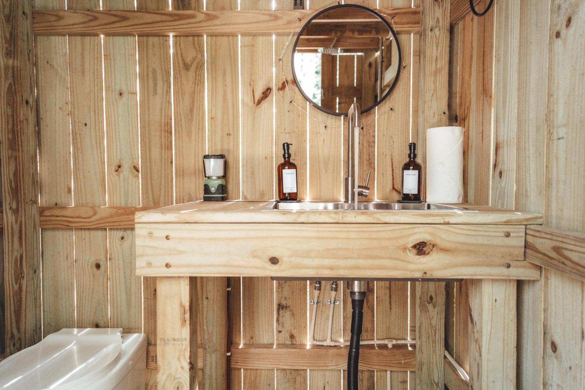 Apartament Blue Brambler Glamping A-Frame Rockbridge Zewnętrze zdjęcie