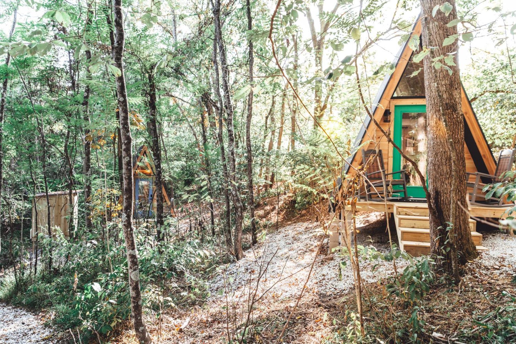 Apartament Blue Brambler Glamping A-Frame Rockbridge Zewnętrze zdjęcie